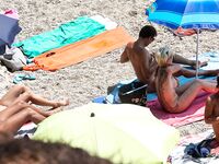 natural beach warm summer atmosphere