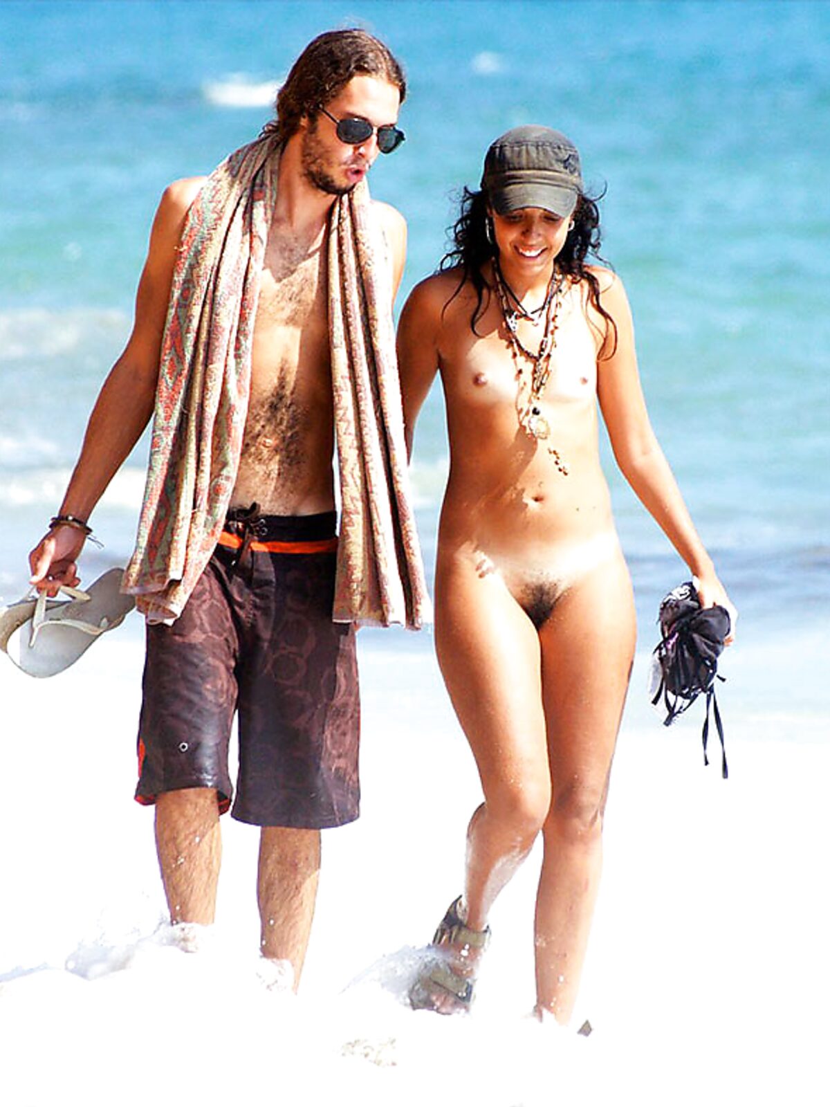 Ocean Waves and an Easy Stroll for a Nude Couple album preview