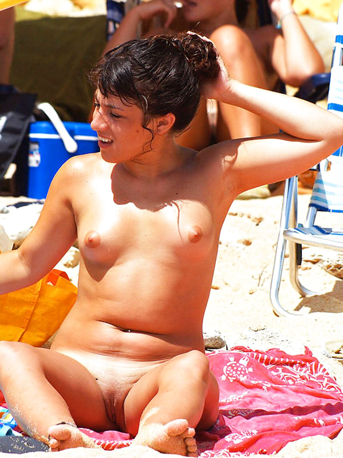 Pink Patterned Towel Seat for a Nude Beach Sunbather album preview