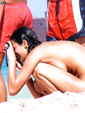 Capturing the spirit of a carefree, topless summer at a rugged and natural coastline.